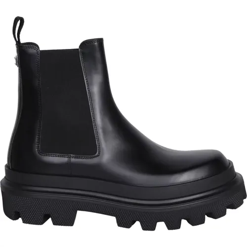 Ankle Boots for Men , male, Sizes: 9 UK, 9 1/2 UK, 8 1/2 UK, 11 UK, 7 UK, 6 UK, 10 UK - Dolce & Gabbana - Modalova