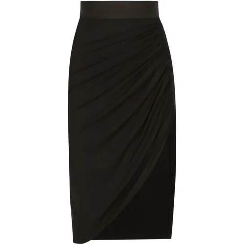 Schwarze Röcke für Frauen , Damen, Größe: 2XS - Dolce & Gabbana - Modalova