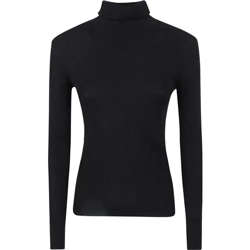 Turtlenecks, female, , Size: XS Ribbed Knit Turtleneck for Women - P.a.r.o.s.h. - Modalova