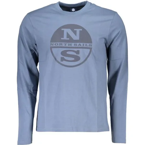 Cotton Long Sleeve T-Shirt , male, Sizes: M, XL, L, S, 2XL - North Sails - Modalova