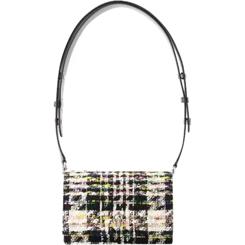 Tweed Flap Handbag , female, Sizes: ONE SIZE - alexander mcqueen - Modalova