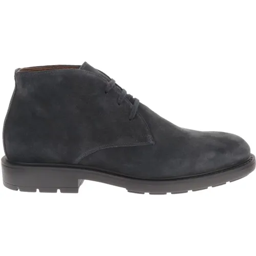 Leather Men`s Boots , male, Sizes: 8 UK - Nerogiardini - Modalova