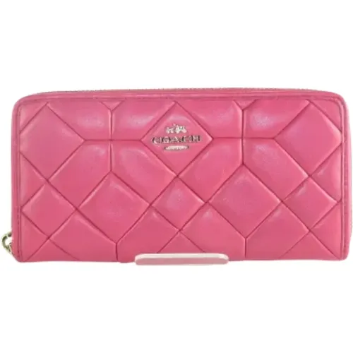 Pre-owned Wallets, female, , Size: ONE SIZE Pre-owned Leather wallets - Coach Pre-owned - Modalova