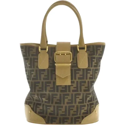 Pre-owned Canvas handbags , female, Sizes: ONE SIZE - Fendi Vintage - Modalova