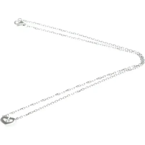 Pre-owned White Gold necklaces , female, Sizes: ONE SIZE - Cartier Vintage - Modalova