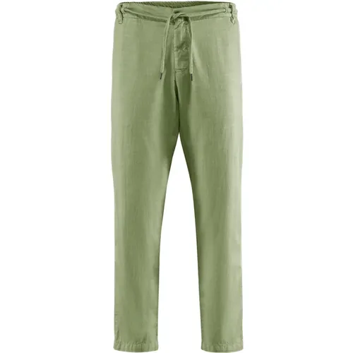 Chino Pants with Elastic Waistband and Drawstring , male, Sizes: W33, W38, W31, W29, W34 - BomBoogie - Modalova