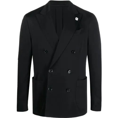 Schwarze Jacken für Männer - Lardini - Modalova