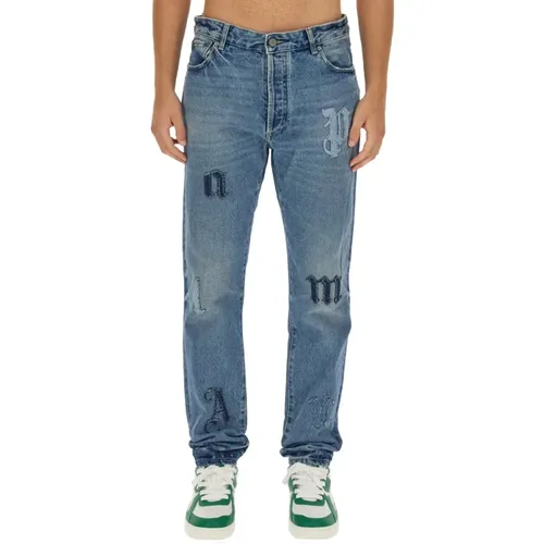 Klassische Five-Pocket Jeans , Herren, Größe: W31 - Palm Angels - Modalova