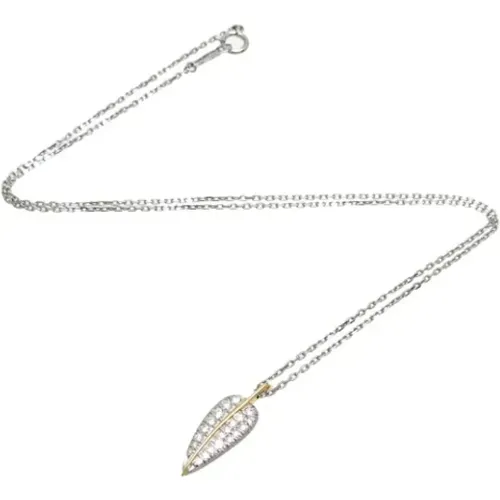 Pre-owned Jewellery, female, , Size: ONE SIZE Pre-owned Platinum necklaces - Tiffany & Co. Pre-owned - Modalova