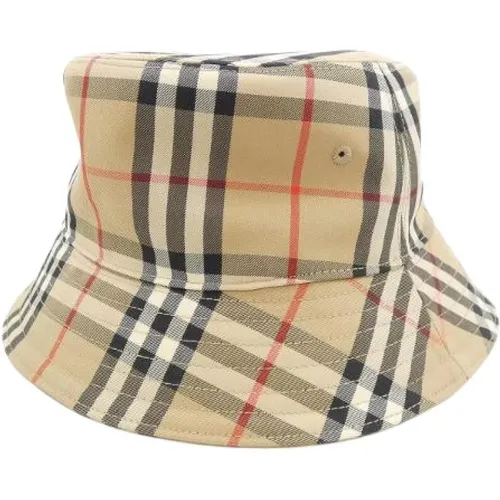 Pre-owned Accessories, male, , Size: ONE SIZE Pre-owned Vintage Hat - Burberry Vintage - Modalova