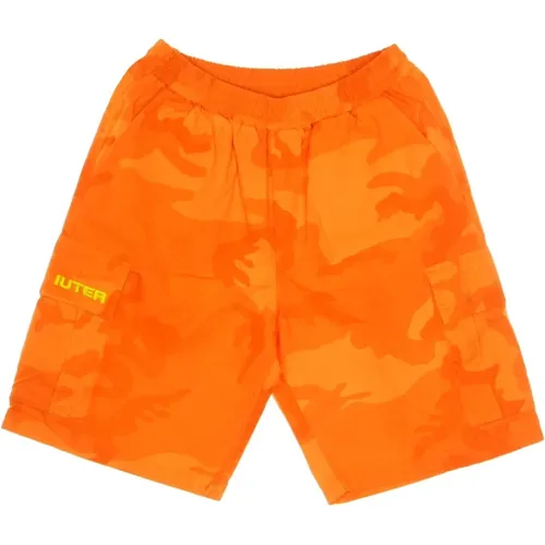 Casual Shorts, male, , Size: XS Camo Cargo Jogger Shorts in - Iuter - Modalova