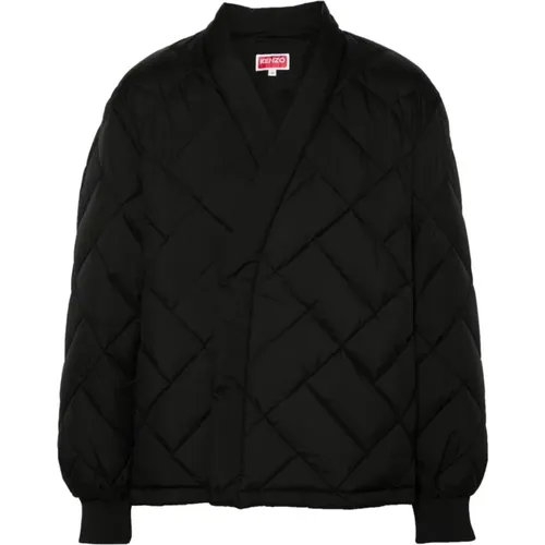 Quilted Wallet Design Jacket , male, Sizes: M - Kenzo - Modalova