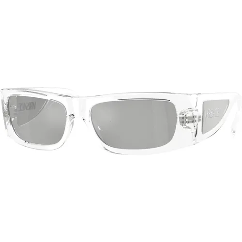 Stilvolle Sonnenbrille in Blauverlauf , Herren, Größe: 57 MM - Versace - Modalova