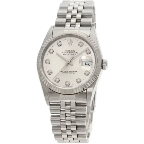 Pre-owned Glass watches , male, Sizes: ONE SIZE - Rolex Vintage - Modalova