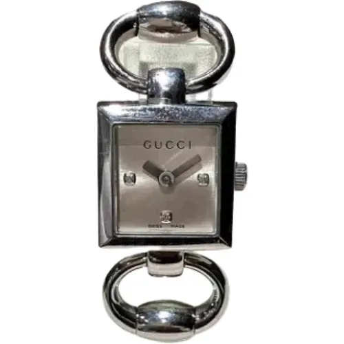 Pre-owned Stainless Steel watches , female, Sizes: ONE SIZE - Gucci Vintage - Modalova