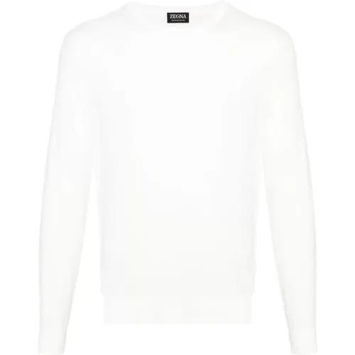 Weiße T-Shirts & Polos für Männer , Herren, Größe: M - Ermenegildo Zegna - Modalova