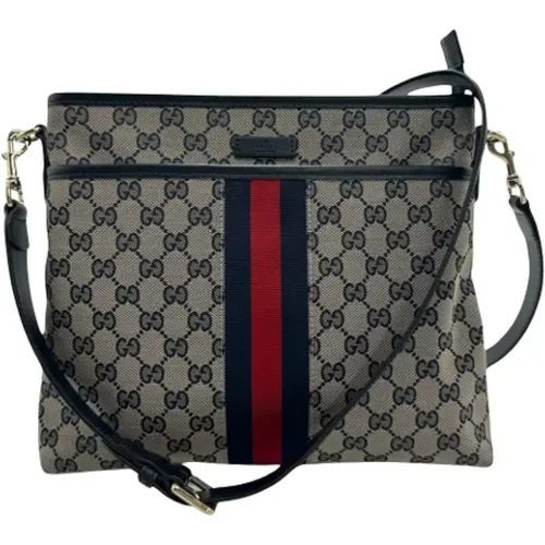 Pre-owned Shoulder Bags, female, , Size: ONE SIZE Pre-owned Canvas gucci-bags - Gucci Vintage - Modalova