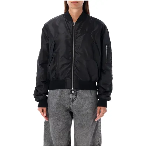 Bomber Nylon Outerwear Aw24 , female, Sizes: XS, S, 2XS - MM6 Maison Margiela - Modalova