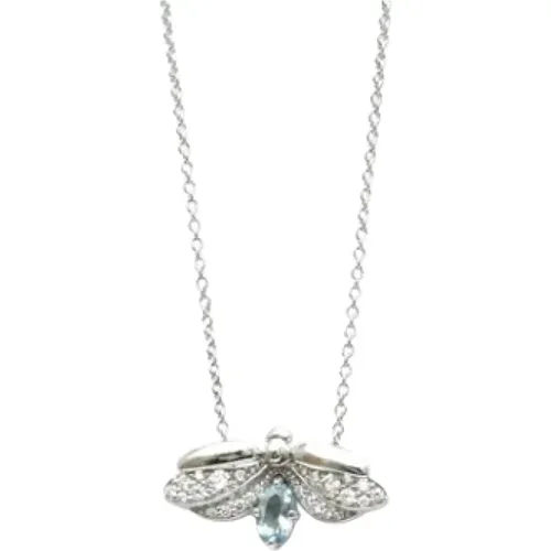 Pre-owned Jewellery, female, , Size: ONE SIZE Pre-owned Platinum necklaces - Tiffany & Co. Pre-owned - Modalova