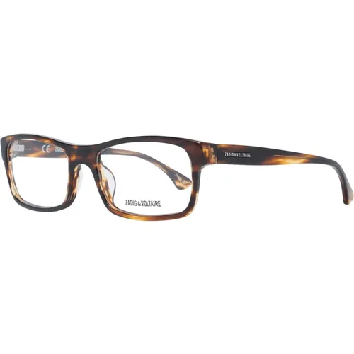 Glasses, male, , Size: ONE SIZE Rectangle Men's Optical Frames - Zadig & Voltaire - Modalova