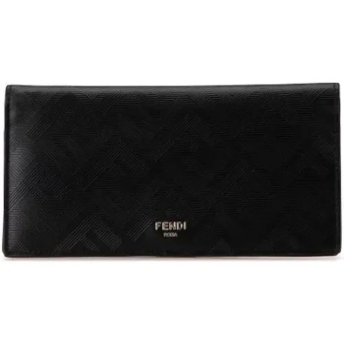 Pre-owned Wallets, female, , Size: ONE SIZE Pre-owned Leather wallets - Fendi Vintage - Modalova