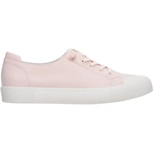 Damen Hellrosa Low-Top Echte Leder Sneakers Er00112701 , Damen, Größe: 38 EU - Estro - Modalova