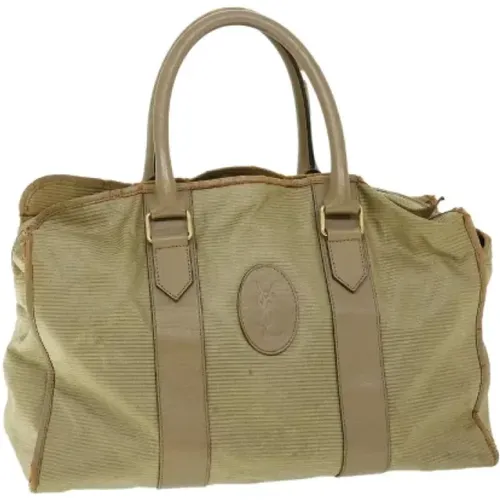 Pre-owned Canvas shoulder-bags , female, Sizes: ONE SIZE - Yves Saint Laurent Vintage - Modalova