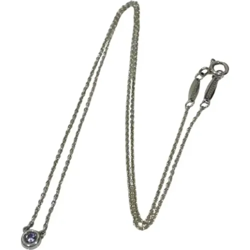 Pre-owned Jewellery, female, , Size: ONE SIZE Pre-owned Silver necklaces - Tiffany & Co. Pre-owned - Modalova