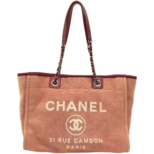 Pre-owned Canvas chanel-bags , female, Sizes: ONE SIZE - Chanel Vintage - Modalova