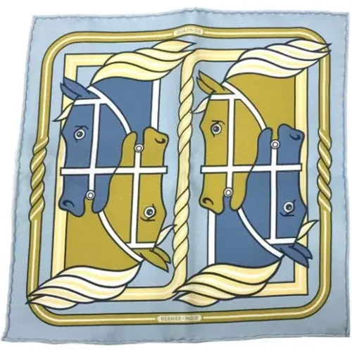 Pre-owned Scarves, female, , Size: ONE SIZE Pre-owned Silk scarves - Hermès Vintage - Modalova