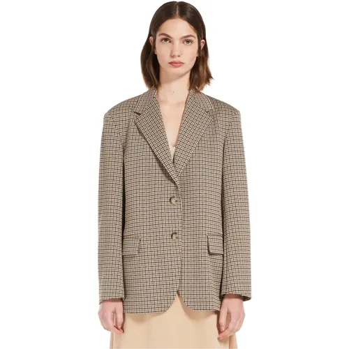 Pied de Poule Jacquard Blazer - Max Mara Weekend - Modalova