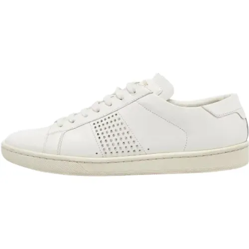 Pre-owned Sneakers, female, , Size: 6 US Pre-owned Leather sneakers - Yves Saint Laurent Vintage - Modalova