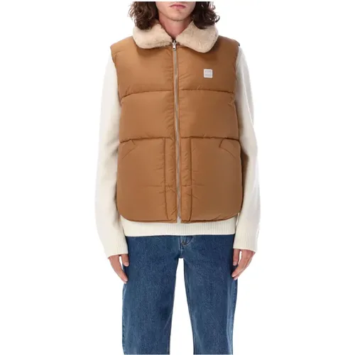 Dark Teddy Vest Outerwear , male, Sizes: L - A.p.c. - Modalova