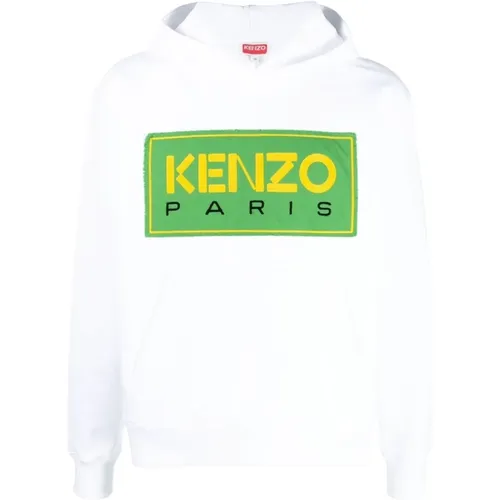 Embroidered Logo Hoodie , male, Sizes: M, L, S - Kenzo - Modalova