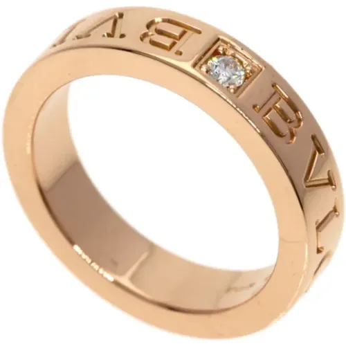 Pre-owned Jewellery, female, , Size: ONE SIZE Pre-owned Rose Gold rings - Bvlgari Vintage - Modalova