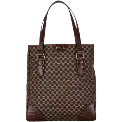 Pre-owned Tote Bags, female, , Size: ONE SIZE Pre-owned Leather celine-bags - Celine Vintage - Modalova