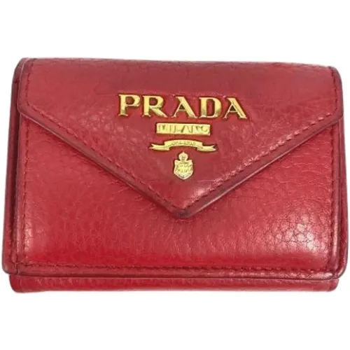 Pre-owned Wallets, female, , Size: ONE SIZE Pre-owned Vintage Wallet - Prada Vintage - Modalova