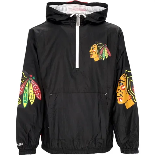 Chicago Blackhawks Windbreaker Anorak - Mitchell & Ness - Modalova