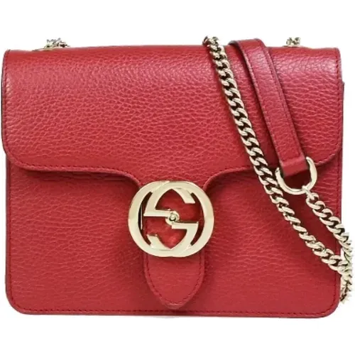 Pre-owned Cross Body Bags, female, , Size: ONE SIZE Pre-owned Leather gucci-bags - Gucci Vintage - Modalova