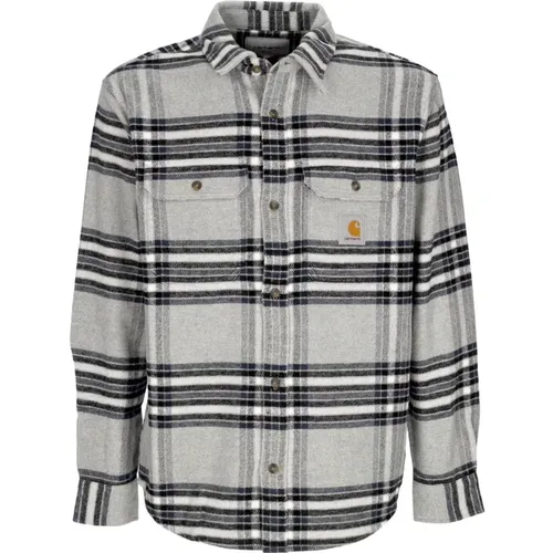 Checked Flannel Shirt Heather , male, Sizes: S, XL, M - Carhartt WIP - Modalova