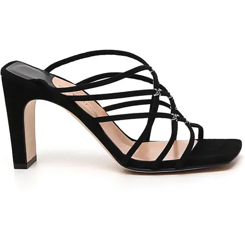 Lattice-Strap High Heel Sandals , female, Sizes: 3 UK - Sergio Rossi - Modalova