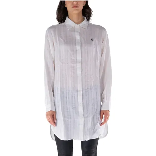Sheer Shirt , female, Sizes: M - Ralph Lauren - Modalova