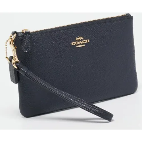 Pre-owned Clutches, female, , Size: ONE SIZE Pre-owned Leather clutches - Coach Pre-owned - Modalova