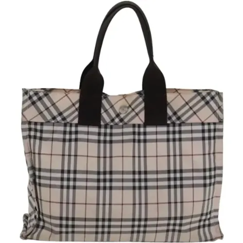 Pre-owned Tote Bags, female, , Size: ONE SIZE Pre-owned Nylon handbags - Burberry Vintage - Modalova