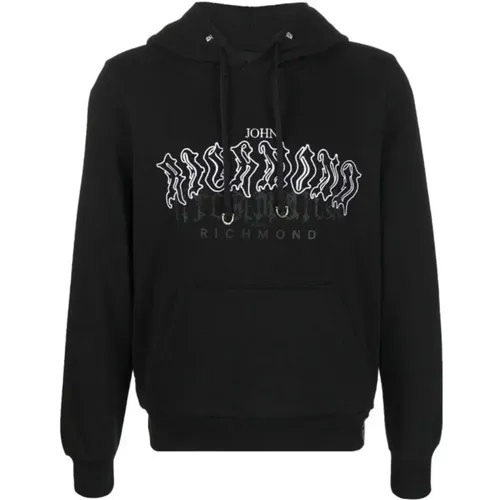 Sweatshirt mit Druck und Logo , Damen, Größe: 2XL - John Richmond - Modalova