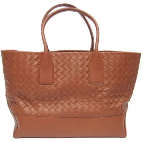 Pre-owned Tote Bags, female, , Size: ONE SIZE Pre-owned Leather totes - Bottega Veneta Vintage - Modalova