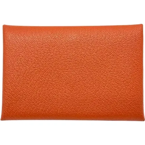 Pre-owned Leather wallets , female, Sizes: ONE SIZE - Hermès Vintage - Modalova