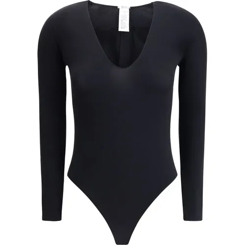 Body, female, , Size: S V-Neck Bodysuit - Wolford - Modalova