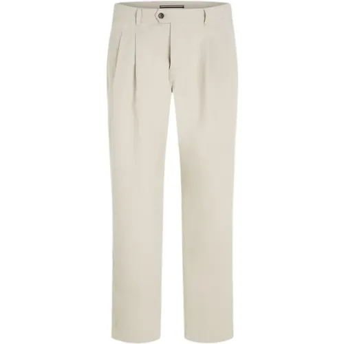 Chinos, male, , Size: W32 Wide-leg Pleated Chino Pants - Tommy Hilfiger - Modalova