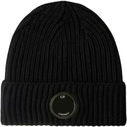 Beanies, unisex, , Size: ONE SIZE Merino Wool Knit Cap in - C.P. Company - Modalova